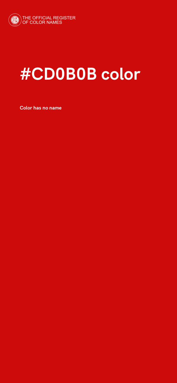 #CD0B0B color image