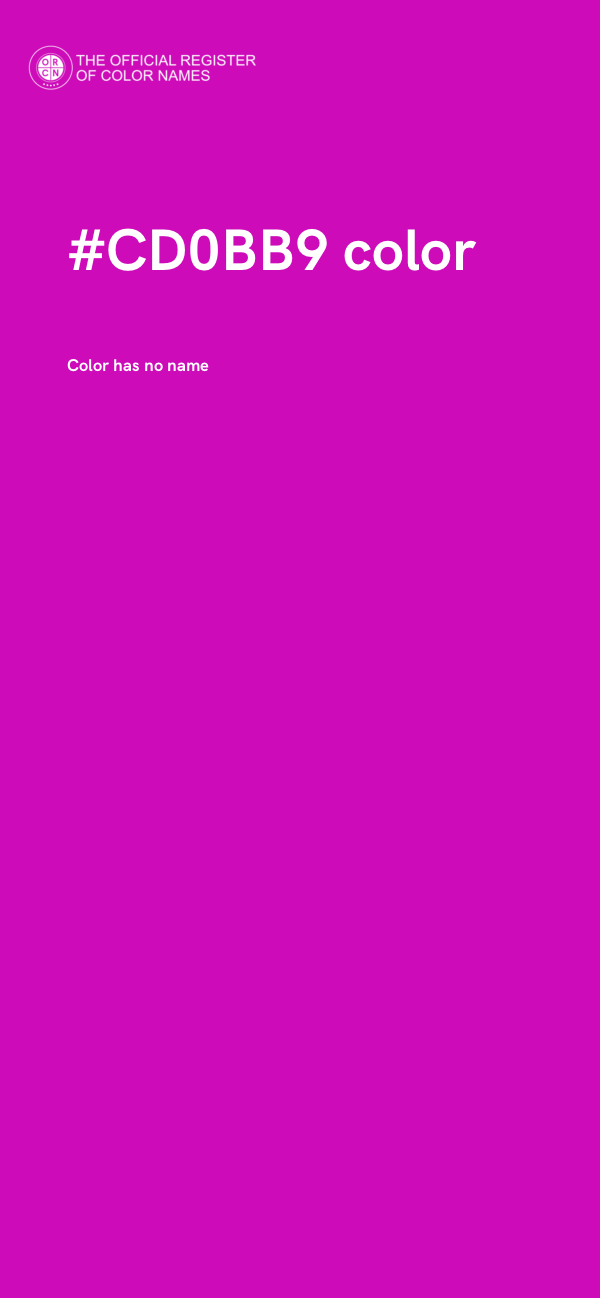 #CD0BB9 color image