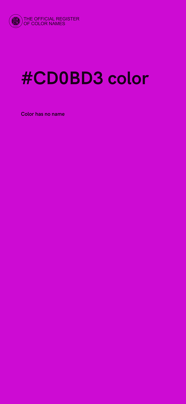 #CD0BD3 color image