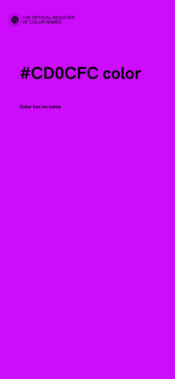 #CD0CFC color image