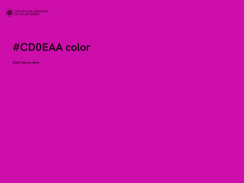 #CD0EAA color image