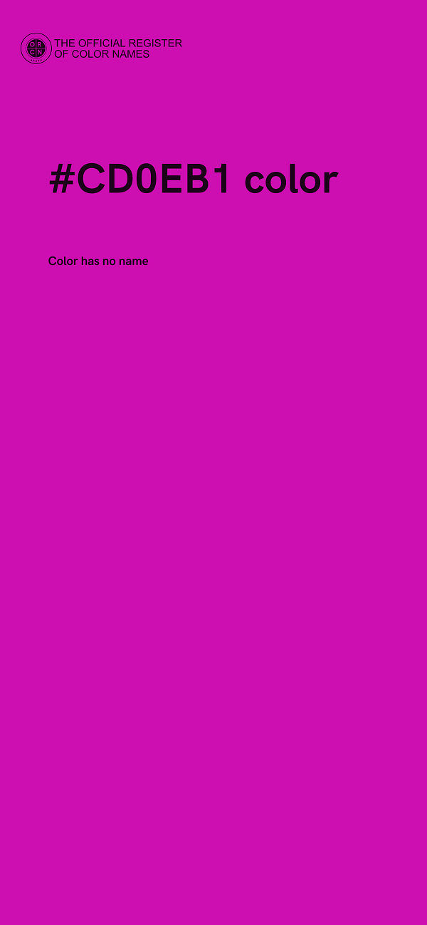 #CD0EB1 color image