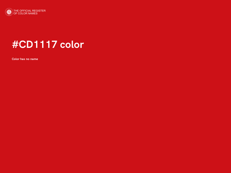 #CD1117 color image