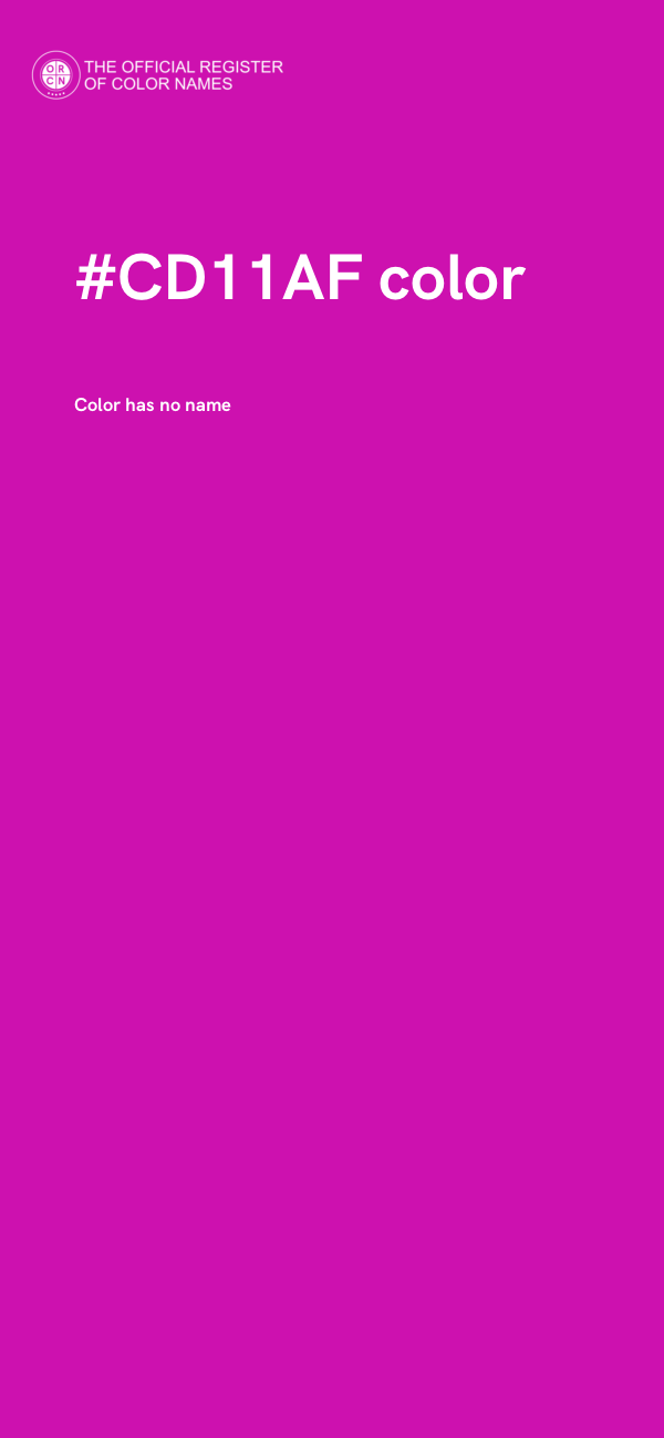 #CD11AF color image
