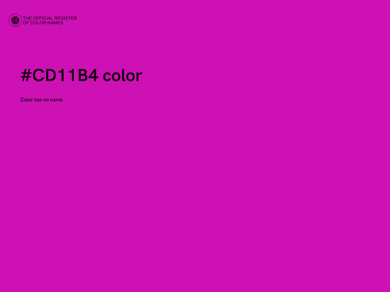 #CD11B4 color image