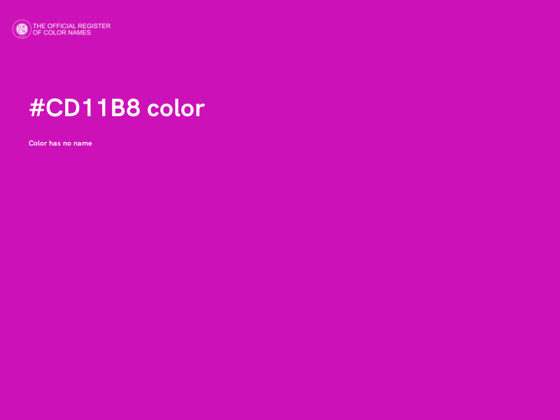 #CD11B8 color image