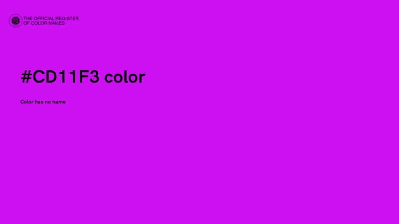 #CD11F3 color image