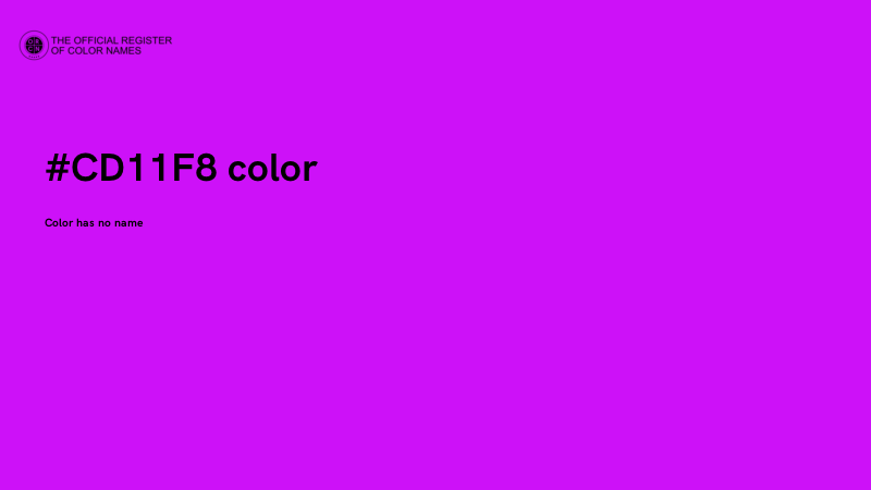 #CD11F8 color image