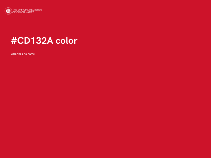 #CD132A color image