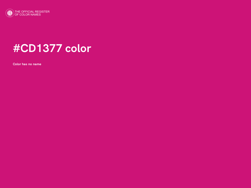 #CD1377 color image