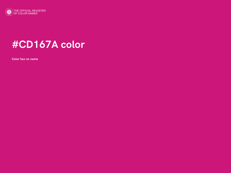 #CD167A color image
