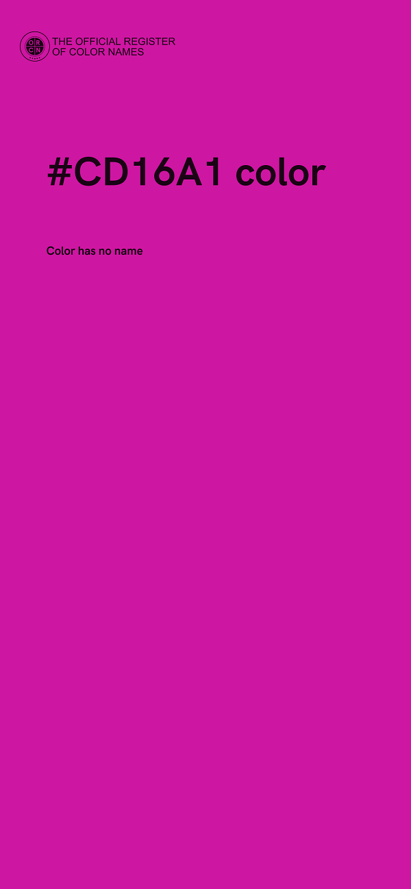 #CD16A1 color image