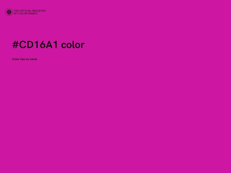 #CD16A1 color image
