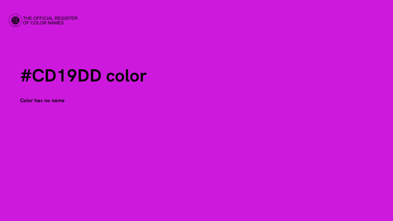 #CD19DD color image