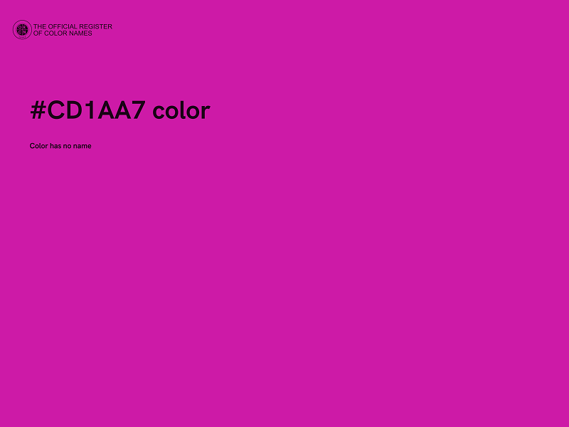 #CD1AA7 color image