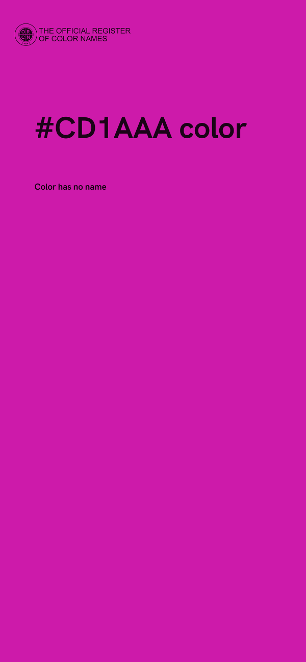 #CD1AAA color image