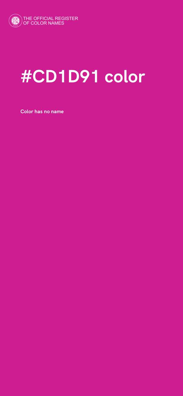 #CD1D91 color image