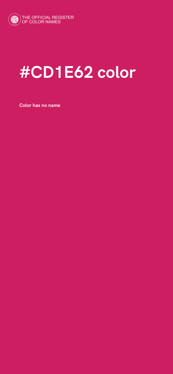 #CD1E62 color image