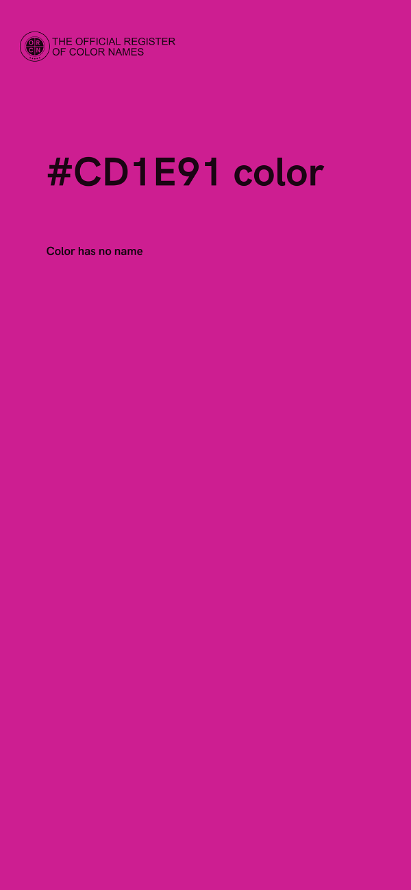 #CD1E91 color image