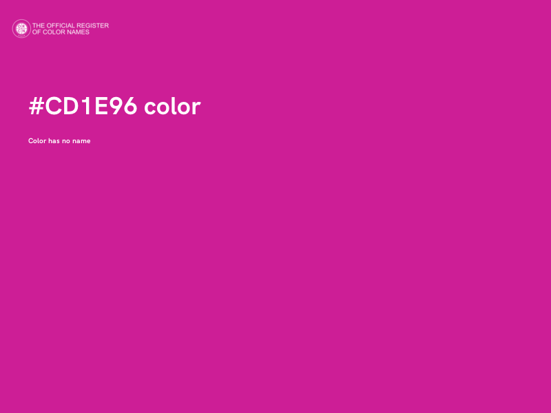 #CD1E96 color image