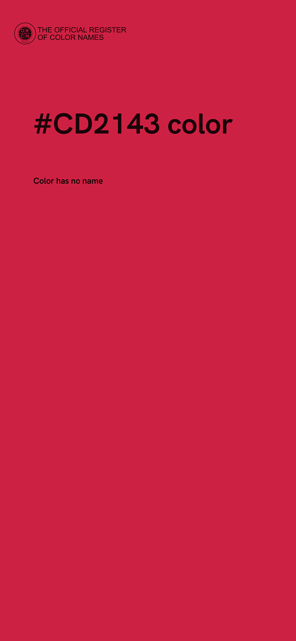 #CD2143 color image