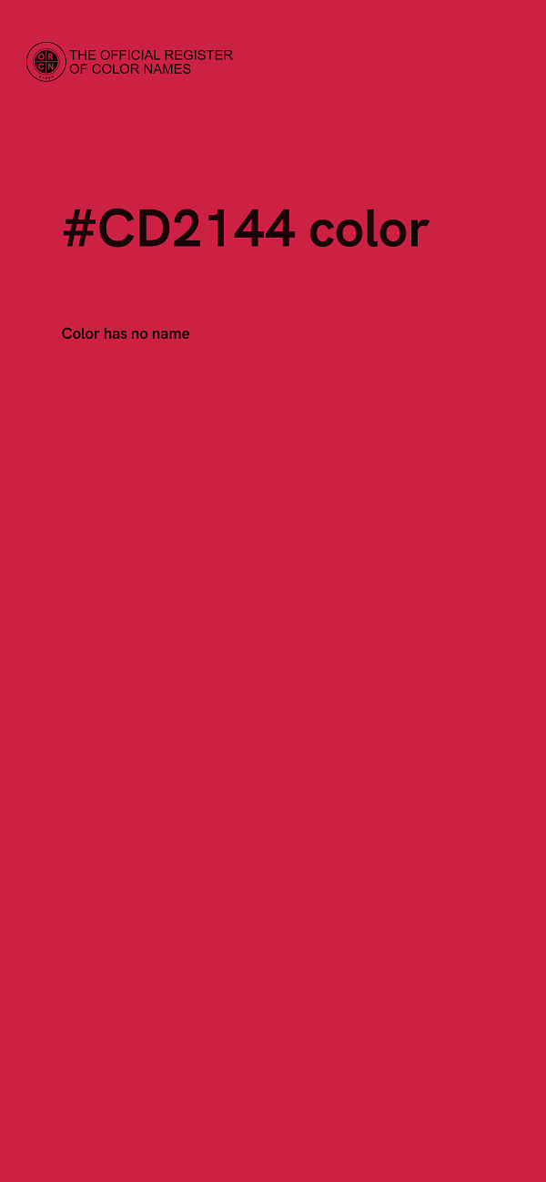 #CD2144 color image