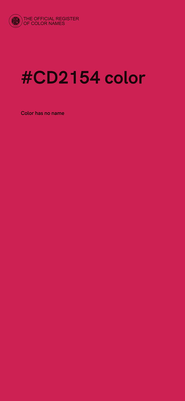 #CD2154 color image