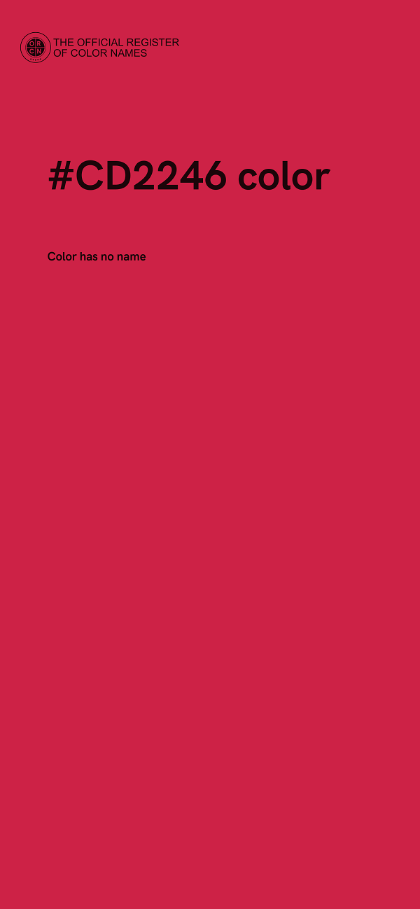 #CD2246 color image