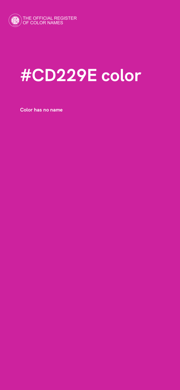 #CD229E color image