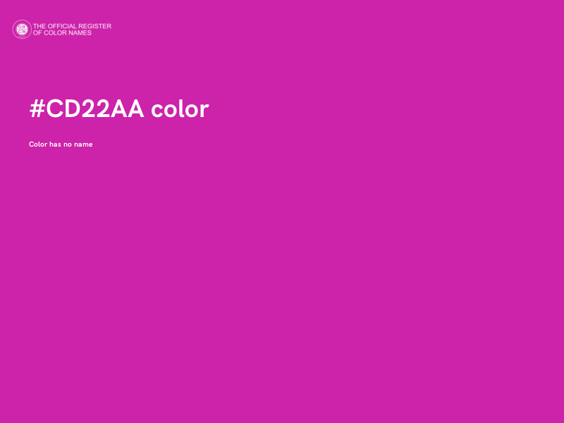 #CD22AA color image