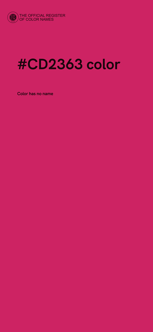 #CD2363 color image