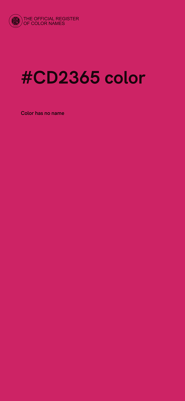 #CD2365 color image