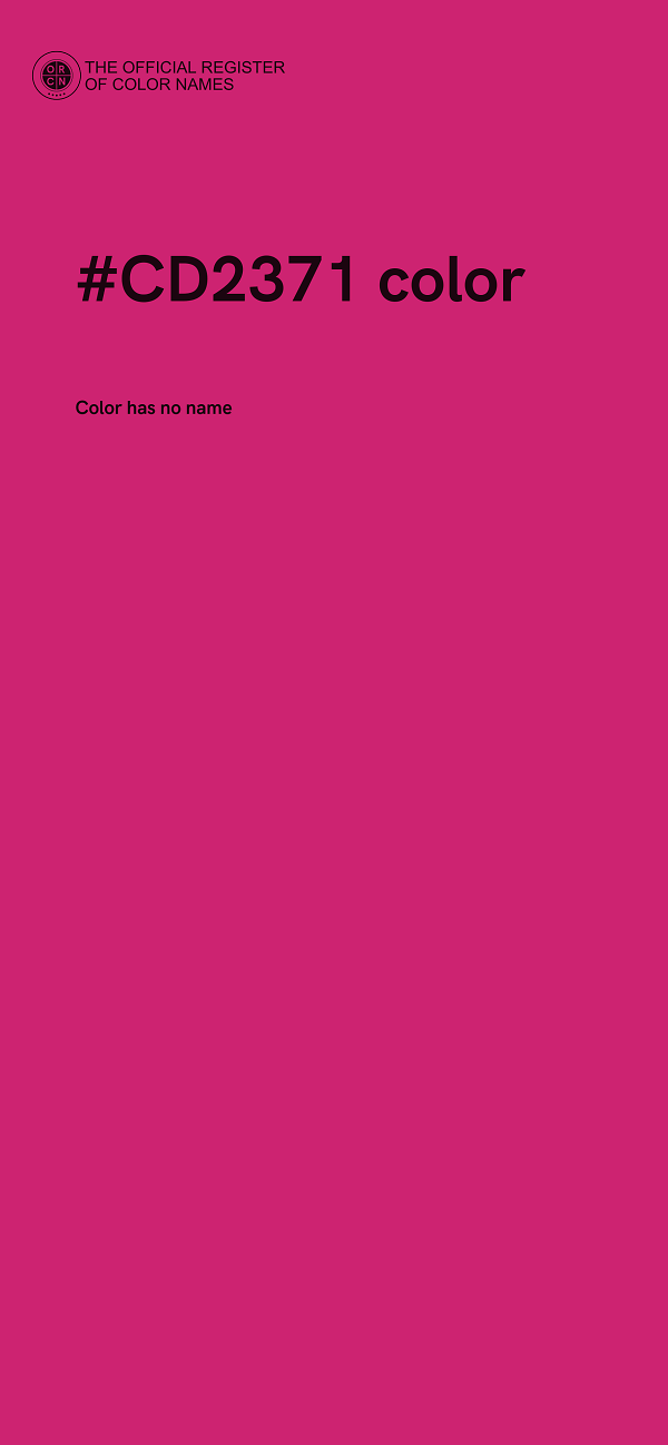#CD2371 color image