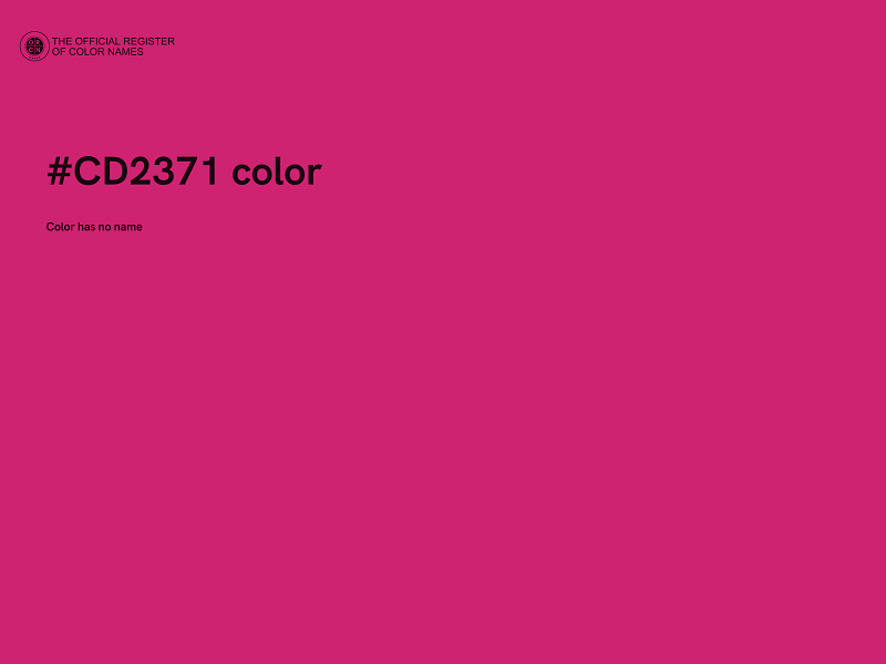 #CD2371 color image