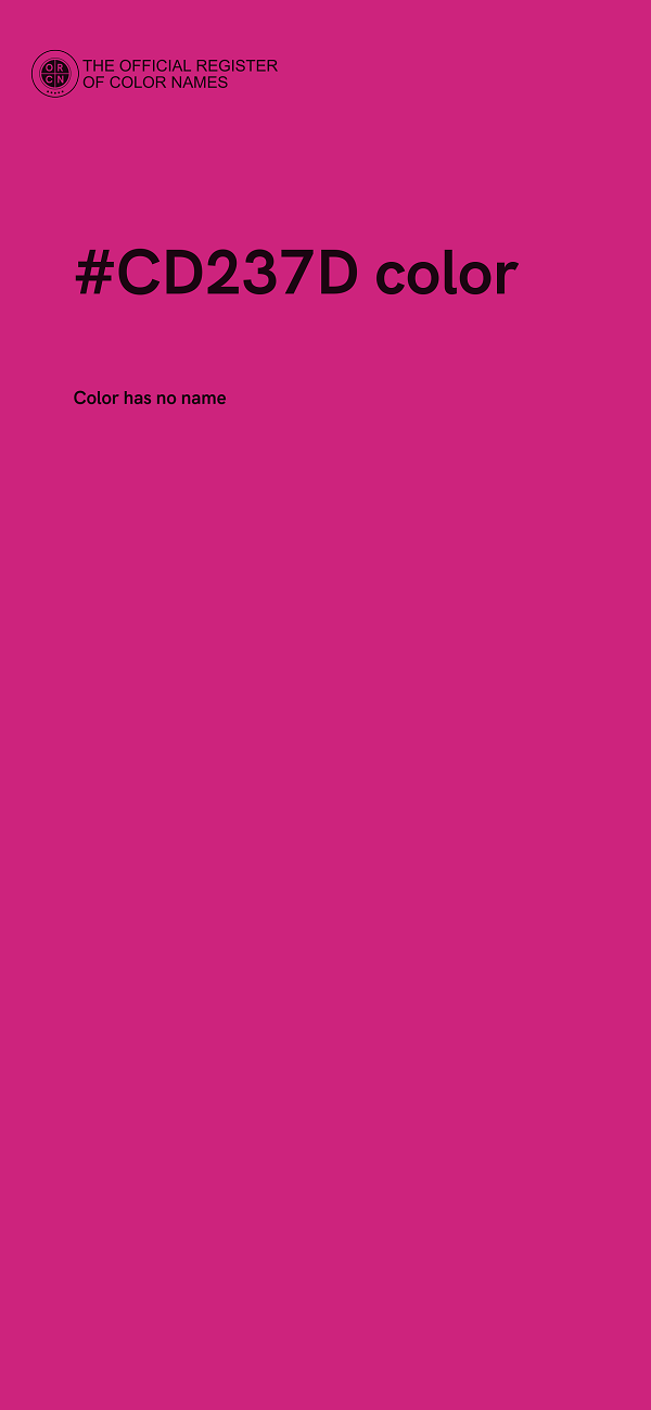 #CD237D color image