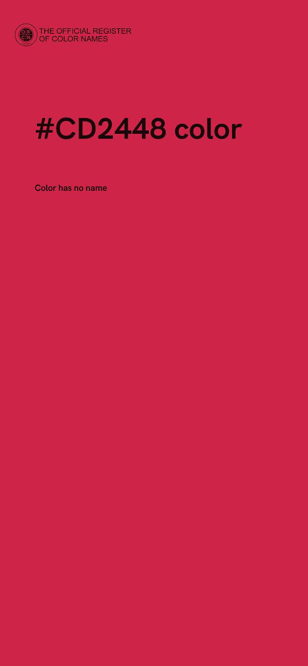 #CD2448 color image