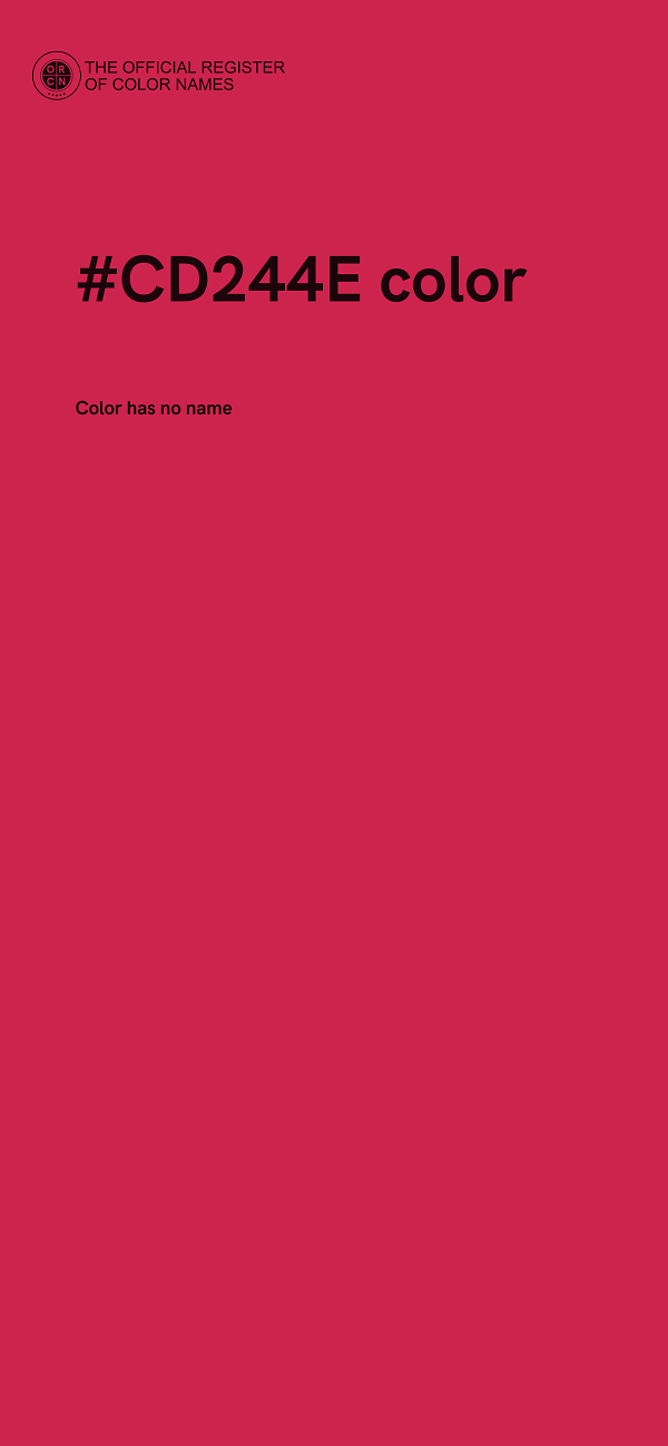 #CD244E color image