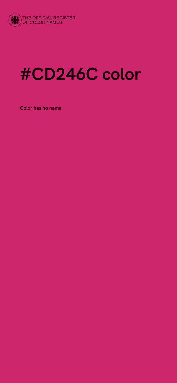 #CD246C color image
