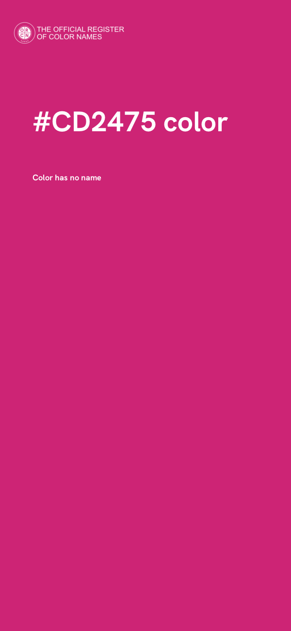 #CD2475 color image
