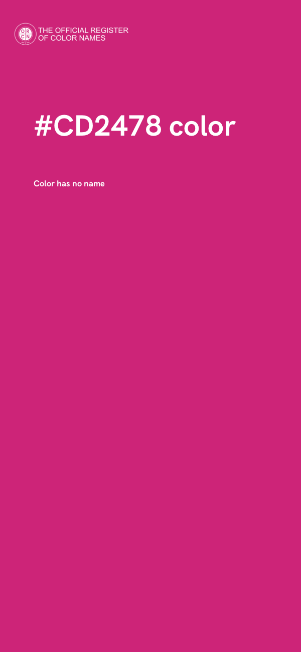 #CD2478 color image
