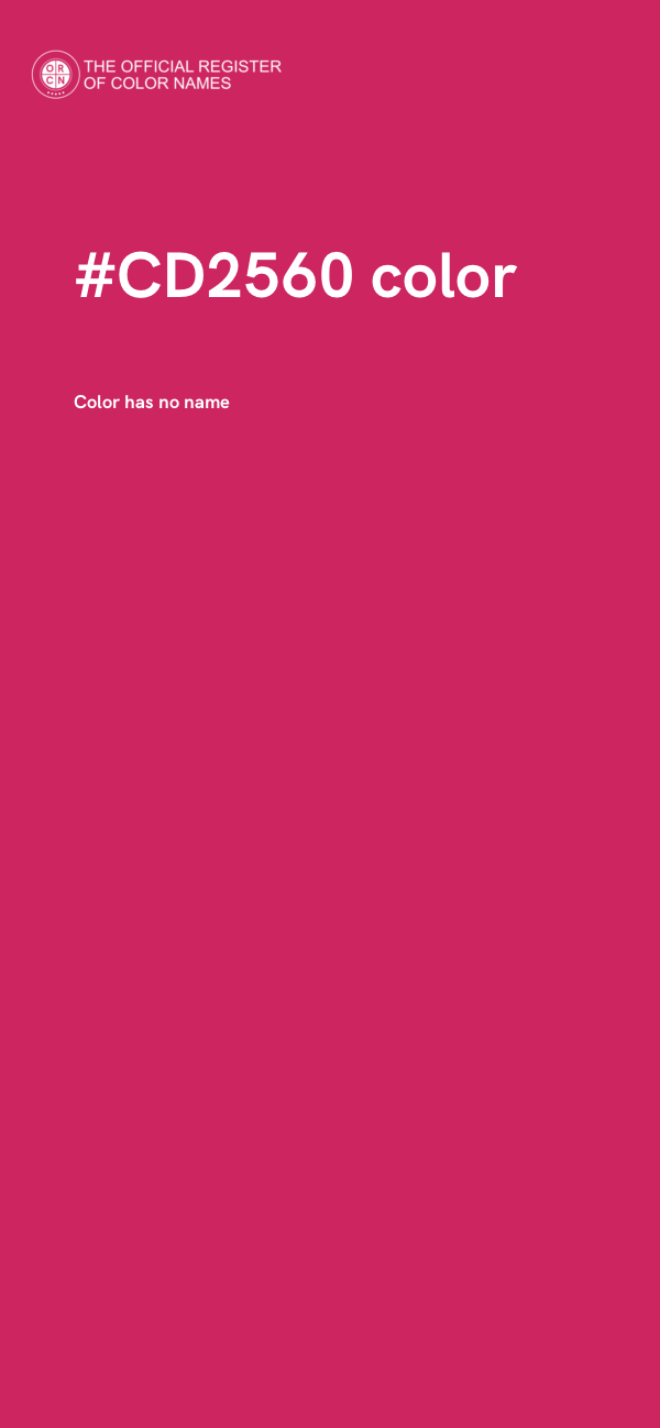 #CD2560 color image