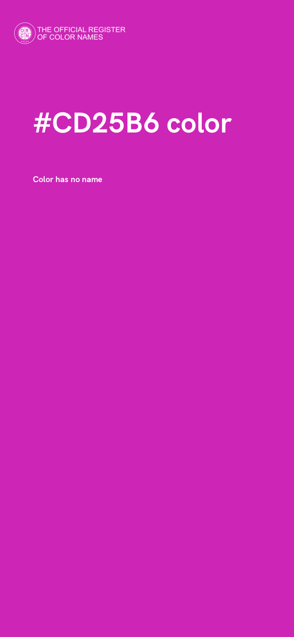 #CD25B6 color image