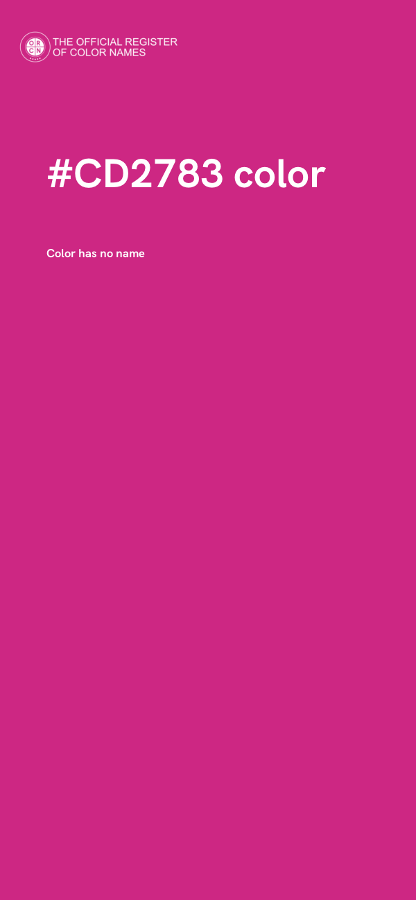 #CD2783 color image