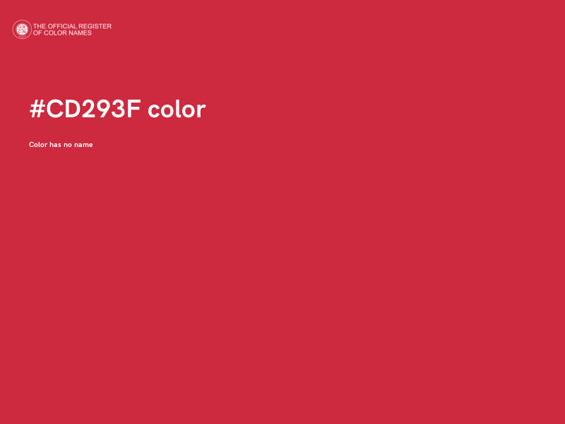 #CD293F color image