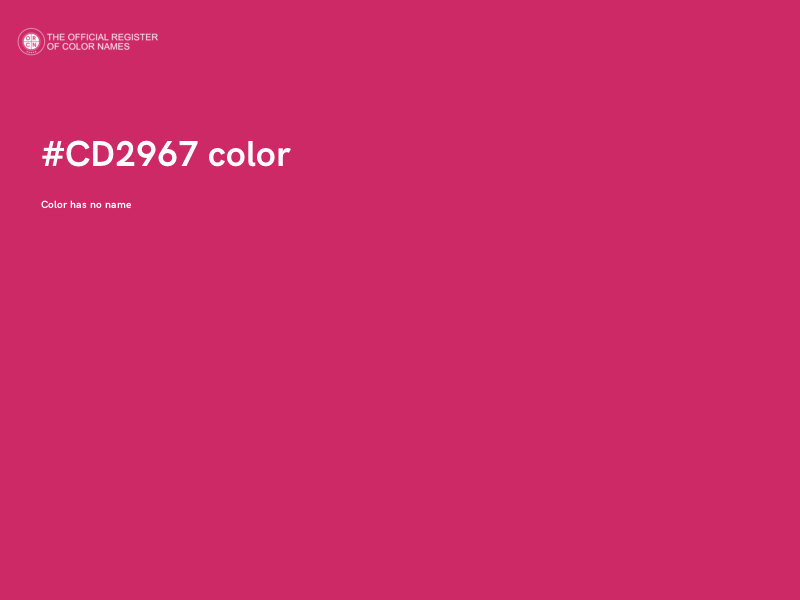 #CD2967 color image