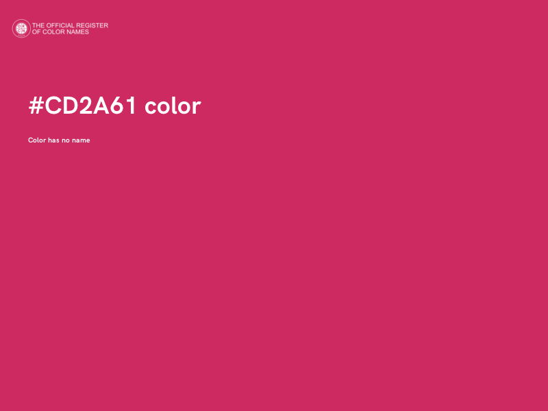 #CD2A61 color image