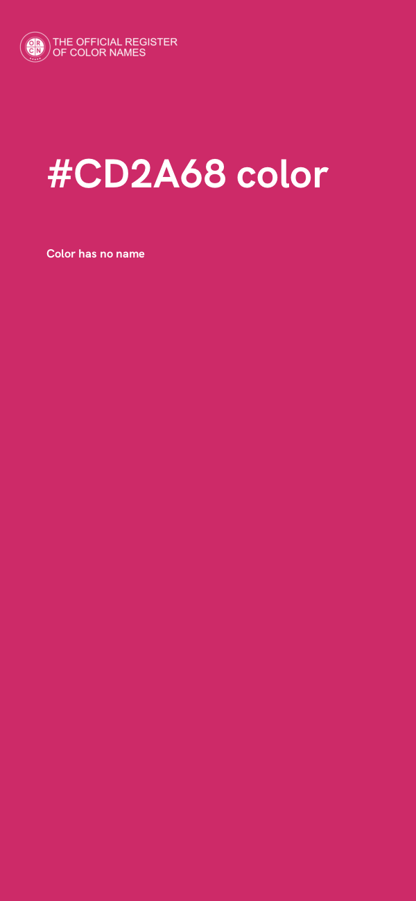 #CD2A68 color image