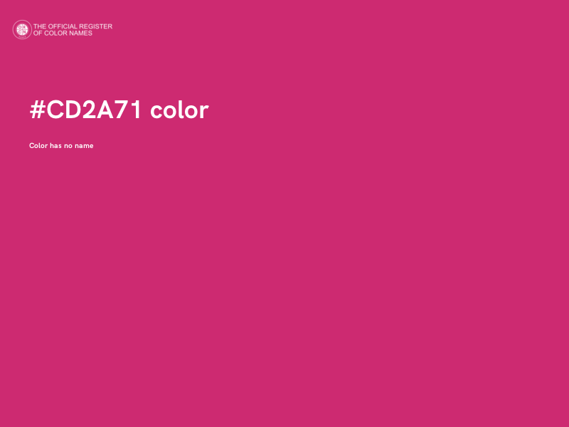 #CD2A71 color image