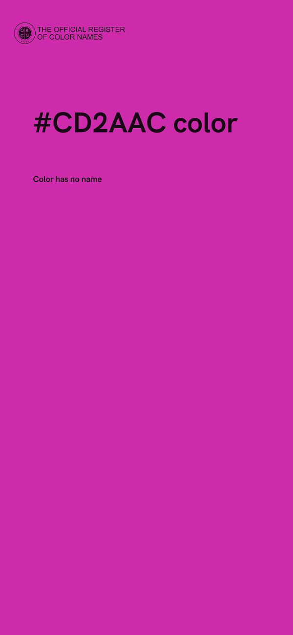 #CD2AAC color image