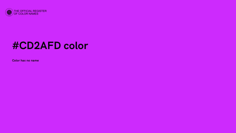 #CD2AFD color image